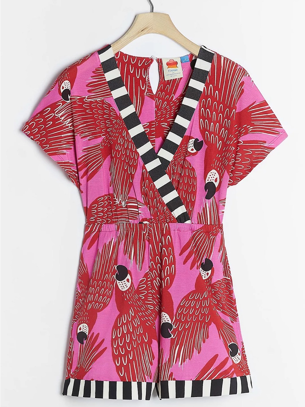 Farm Rio for Anthropologie 
Salma Parrot Romper - Picture 5 of 6